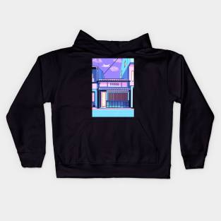 Retro japan house Kids Hoodie